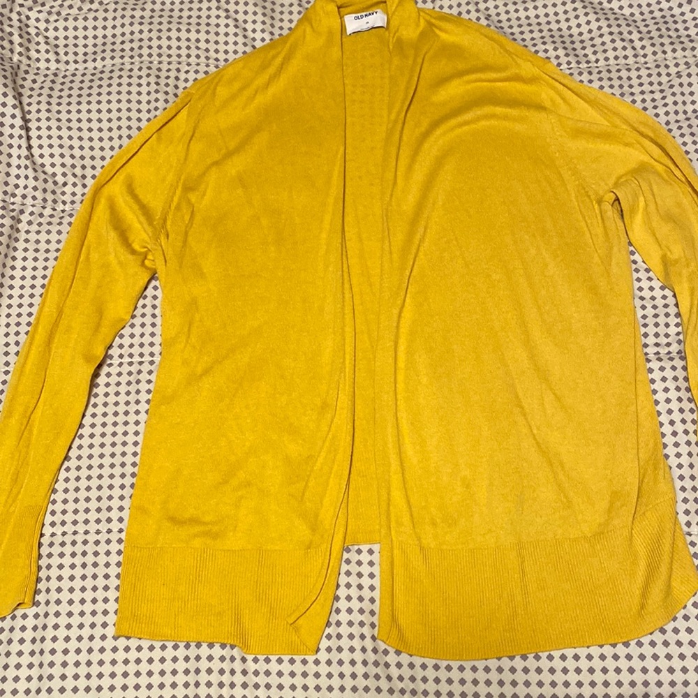 Yellow Old Navy Cardigan